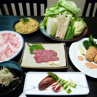 A healthy hot pot that is very popular among women! Lettuce shabu shabu course