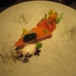 イル アオヤマ - ビワマスコンフィ
      ういきょう/キャビア