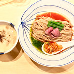 饗 くろ喜 - ＜2017年09月再訪＞牛白湯つけそば・1,200円