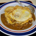 名代 富士そば - カレーかつ丼（570円）