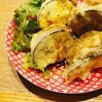 酒と魚とオトコマエ食堂 - なすぎょうざ