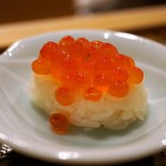 鮨おおね田 - 八貫目・イクラ