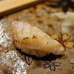 鮨おおね田 - 二貫目・帆立炙り