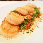 ラミティエ - ランチセット 2592円 のホタテのポワレ