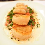 ラミティエ - ランチセット 2592円 のホタテのポワレ