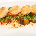 ラミティエ - ランチセット 2592円 のホタテのポワレ