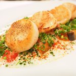 ラミティエ - ランチセット 2592円 のホタテのポワレ