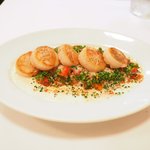 ラミティエ - ランチセット 2592円 のホタテのポワレ