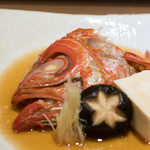 Roppongi Sushi Tatsumi - 2017.9 静岡金目鯛カブト煮