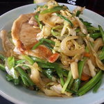 キッチンあべ - ニラ炒め