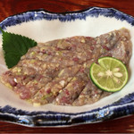 まるよ 西条店 - 鯵のなめろう 800円（税別）