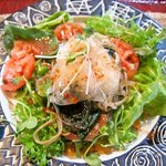 サラダ韃靼蕎麦