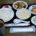 Ito Asai - 豚肉と豆腐の煮込み･海老とささ身の塩味（ランチ / 730円）