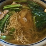 粥菜坊 - 肉片湯麺(広州風タンメン)