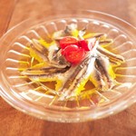 Pickled ground anchovies