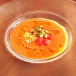 lunch gazpacho soup