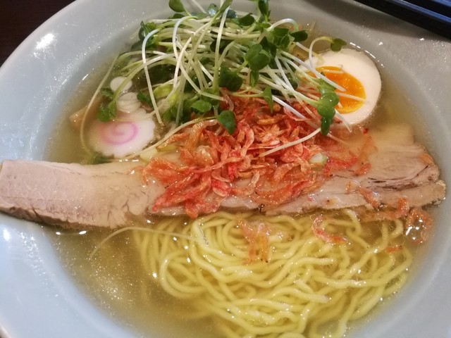 今日も醤油海山で海老出汁と共に By Kikunari 麺屋 海山 いわき ラーメン 食べログ