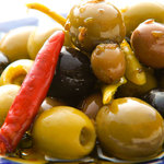 homemade marinated olives