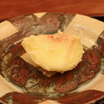 緒方 - 白桃の天ぷら