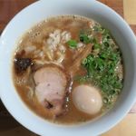 らーめん佳 - あじ玉らーめんのアップ