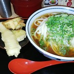 角中うどん店 - 角中豚天うどん３玉