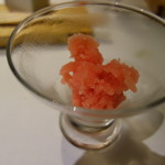 ル・ミュゼ - 口直し：西瓜のソルベ