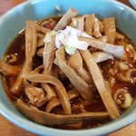 つけそば屋 麺楽 - 201709メンマ入り 特盛1000円 つけ汁