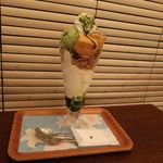 ナナズグリーンティー - 抹茶シフォンとわらび餅のパフェ