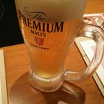 きんのぶた - 生ビール。単品420円