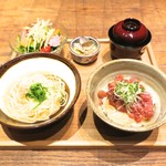 Tamaya Kicchin - とろゆば丼と稲庭うどん