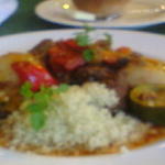 ビストロむく  - ２回目のＡランチ「ラムと季節野菜とクスクス」