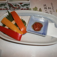 天婦羅ほり川 ホテルニューオータニ店 - 野菜スティック