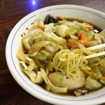 中華料理 ひさご - 広東麺 麺リフト