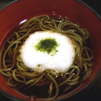 とろろ茶そば