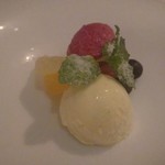 デルフィーナ - 相方 シェフおまかせ自家製ジェラート2種の盛り合わせ