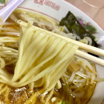 岐阜屋 - 麺はやや柔らか目