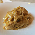 カーサ・デル・チーボ - グラニャーノ産 スパゲッティー 大久喜産 雲丹のウニボナーラ