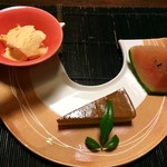 茜彩庵 山水 - 食後のスイーツ