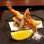 滋味 康月 - 車海老の天麩羅