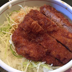 青い塔 - ミニ丼アップ