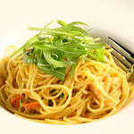 NAKAMEGURO TERRACE - ズワイガニと水菜の蟹味噌風味