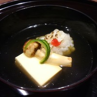 北新地 湯木 新店 - 椀物　鱧・松茸
