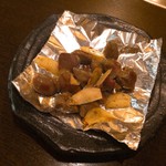 てっぱん道楽 まる - ちょこっとガーリックズリ 360円