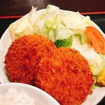 えんまや - メンチカツ定食