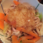 えちごやきゅ～ぴ～ - しっかりな量の豚冷しゃぶ。