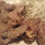 Yotsuya Shimmichi Doori Yoiyoi - 豚の生姜焼きと鶏の唐揚げ定食
