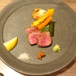 料理屋 壱 - 米沢牛の炙り