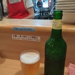 Chuukasoba Tagano - 瓶ビール(ハートランド500円)