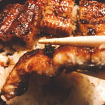 上村うなぎ屋 - この日のウナちゃんは割と小ぶり^^;