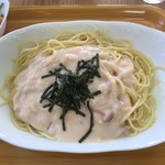 喫茶陽だまり - 明太子のクリームスパゲティセット500円